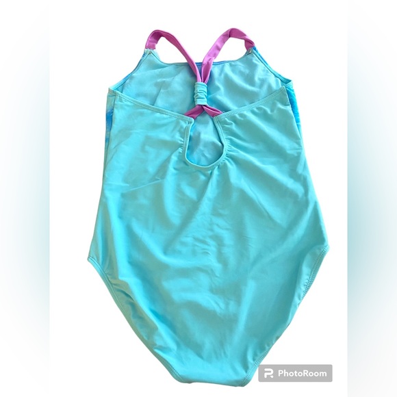 Wonder Nation Girl’s 14/16 XL Mermaid Swim Suit Bathing Suit One Piece - Picture 4 of 5